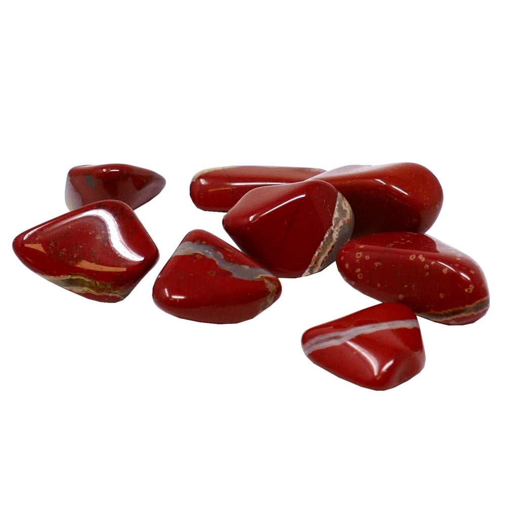 Semi-Precious Tumbled Stones (Medium), striped jasper