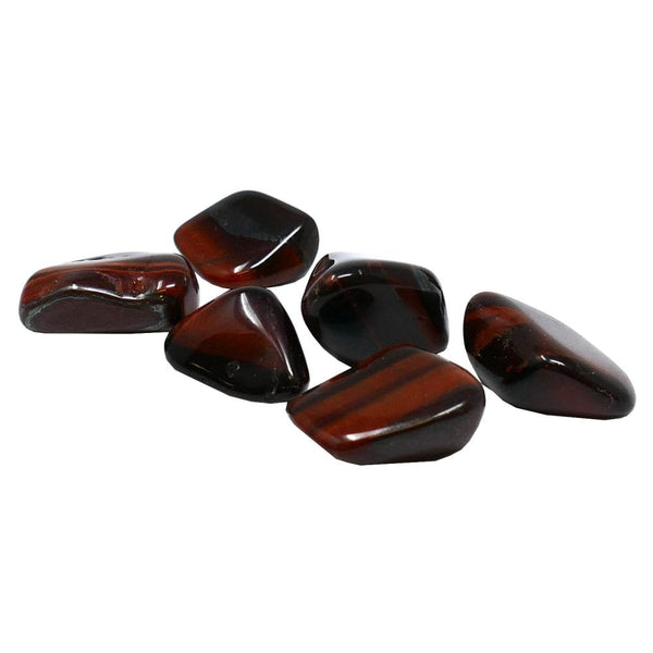 Semi-Precious Tumbled Stones (Medium), red tiger eye