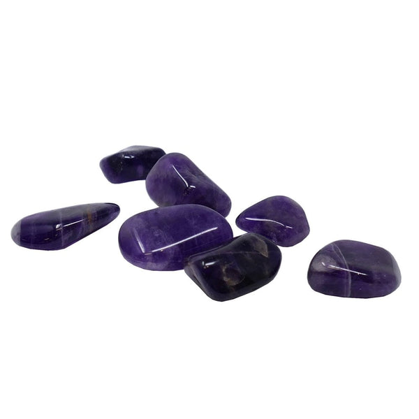 Semi-Precious Tumbled Stones (Medium), amethyst med dark