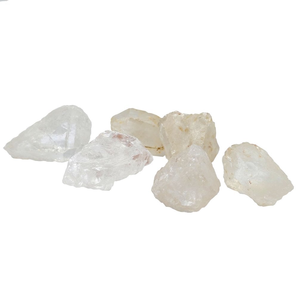 Semi-Precious Stones, rough rock crystal b