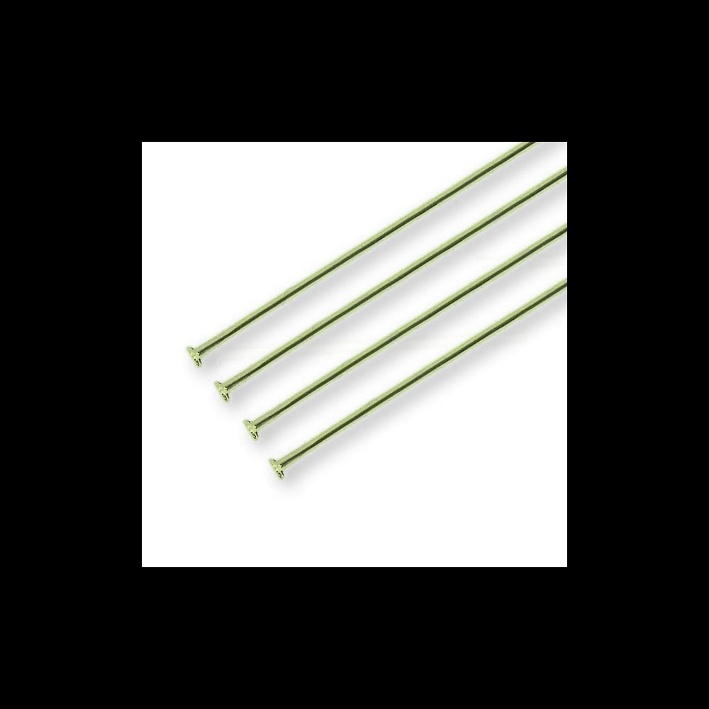 50mm Headpins Findings, antique-brass-plated