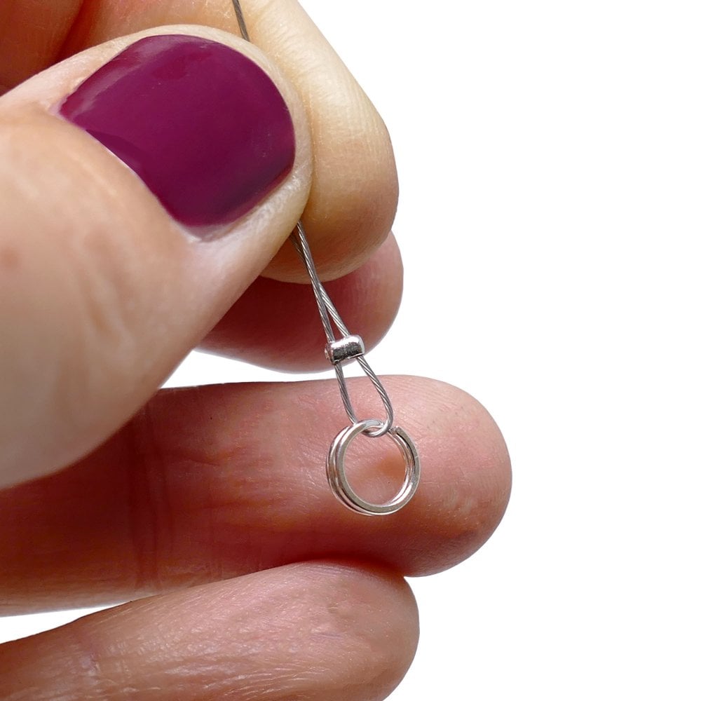 Sterling Silver 5mm Split Rings Findings, additional photo
