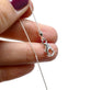 Sterling Silver Clam Shell Calottes Bead Tips, additional photo
