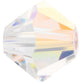 4mm Preciosa Crystal Bicones - Crystal AB - 20pcs