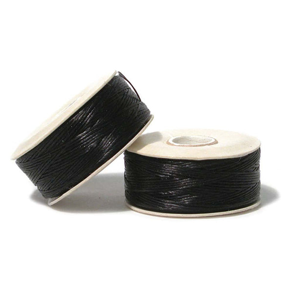 Nymo Beading Thread, 58m (64yrds), size D (0.30mm), black