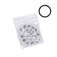 7x4mm 'O' Letter/Alphabet Bead Individual Letter Pack, white