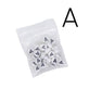 7x4mm 'A' Letter/Alphabet Bead Individual Letter Pack, white
