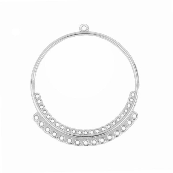 40x35mm Chandelier Connector Ring, antique silver
