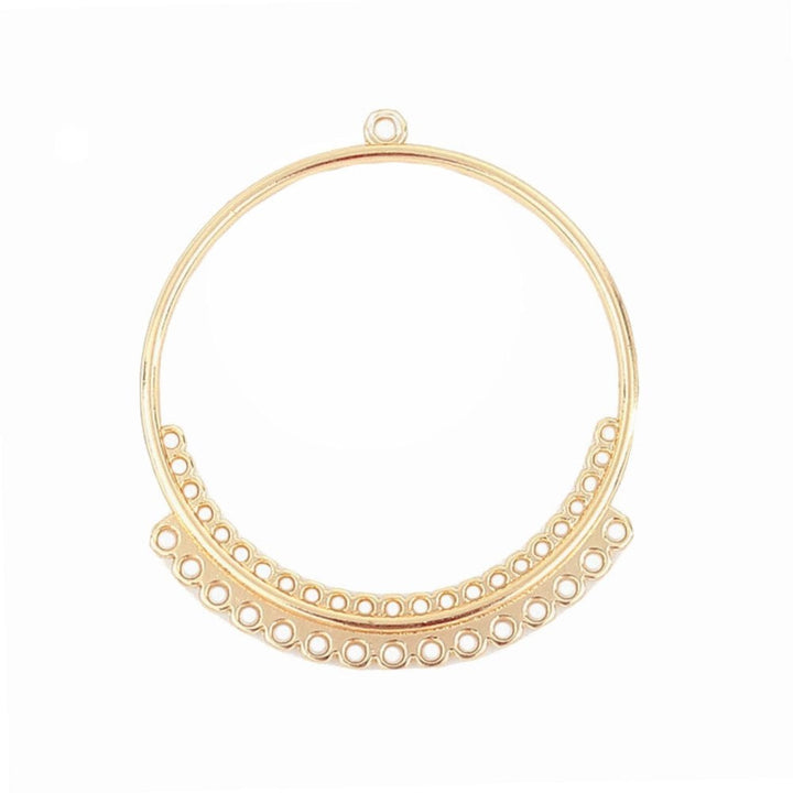 40x35mm Chandelier Connector Ring, antique gold
