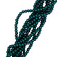 6mm Round Glass Pearl Beads, dark teal