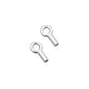 Sterling Silver 1.2mm (Inner Diameter) Crimp End with Loop