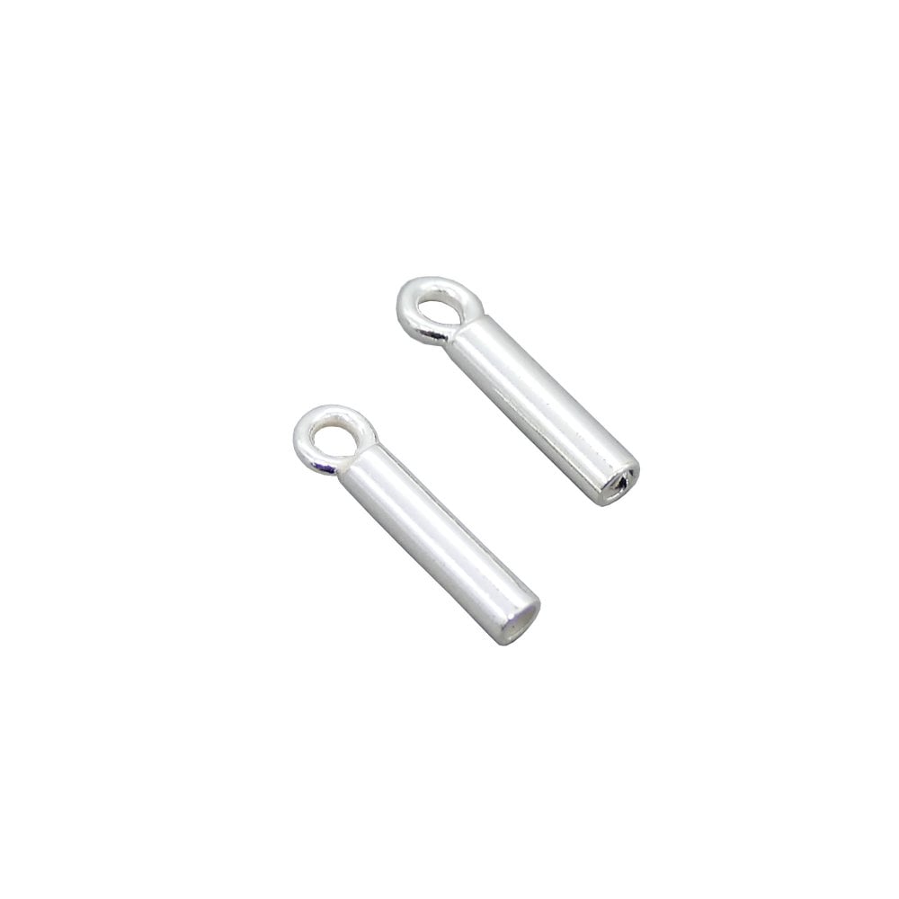 Sterling Silver 1.5mm (Inner Diameter) Crimp End with Loop