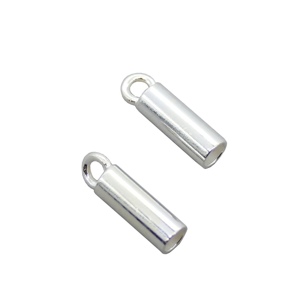 Sterling Silver 2.5mm (Inner Diameter) Crimp End with Loop