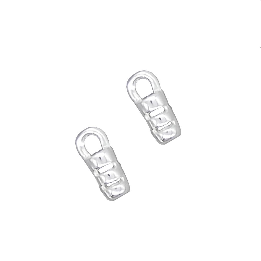 Sterling Silver 1.2mm Cast Crimp End w/Ring