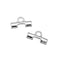 15x8mm Soros 2-Tila Bead Ending, antique-silver-plated