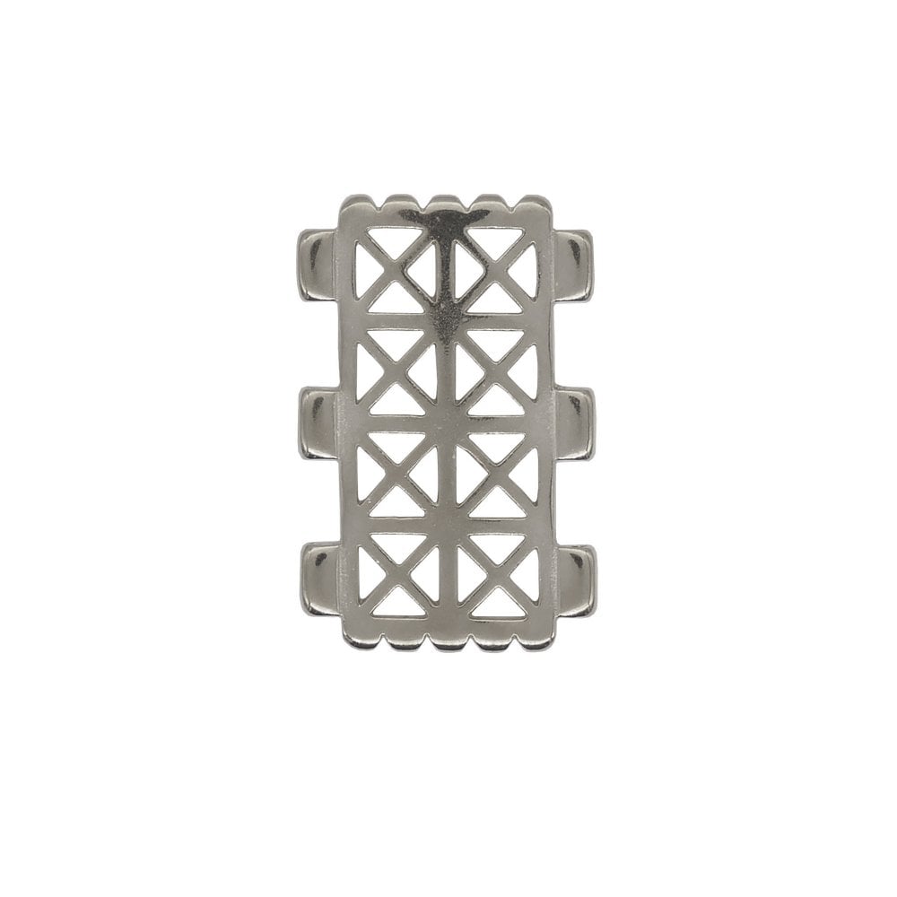 21x31mm Faragas Tila Bead Connector, antique-silver-plated
