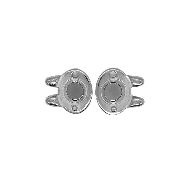 10x12mm Kypri Superduo Magnetic Clasp, antique-silver-plated, additional photo