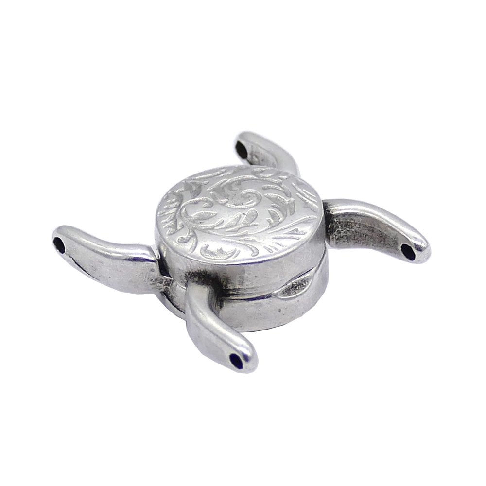 16x18mm Souda II Magnetic Clasp (for 11/0 Seed Beads), antique-silver-plated, additional photo