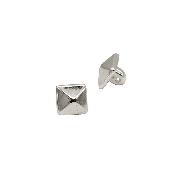 6x6mm Vigla Substitute/Embellishment (for 8/0 Seed Beads), antique-silver-plated