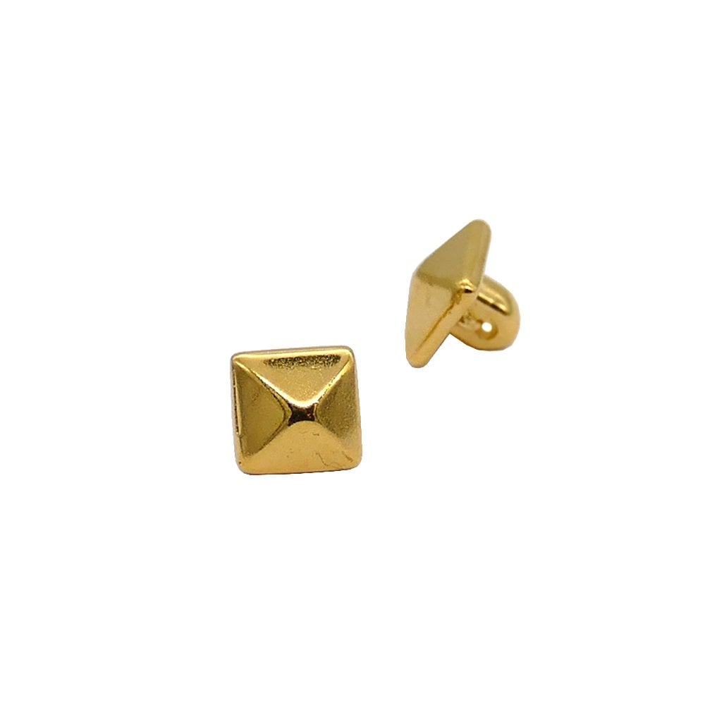 6x6mm Vigla Substitute/Embellishment (for 8/0 Seed Beads), 24k-gold-plated
