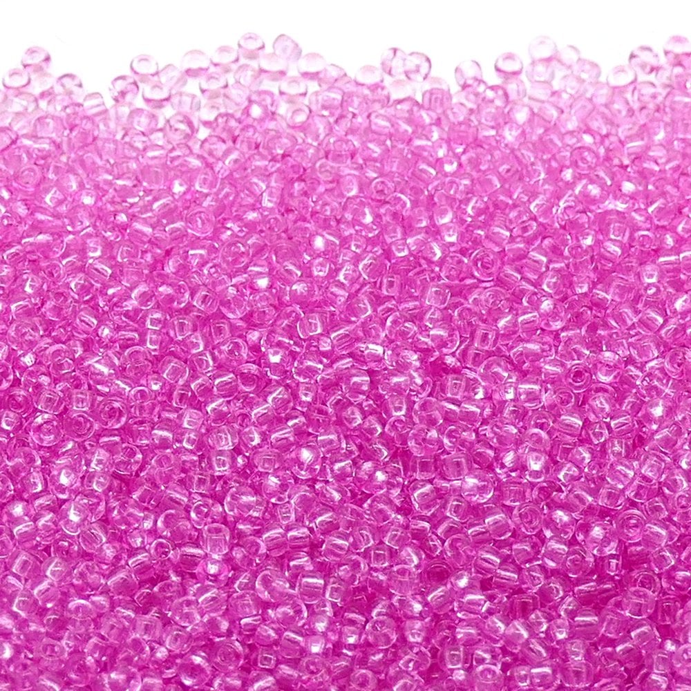 Preciosa Seed Beads 10/0, transparent pink