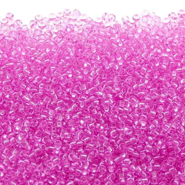 Preciosa Seed Beads 10/0, transparent pink