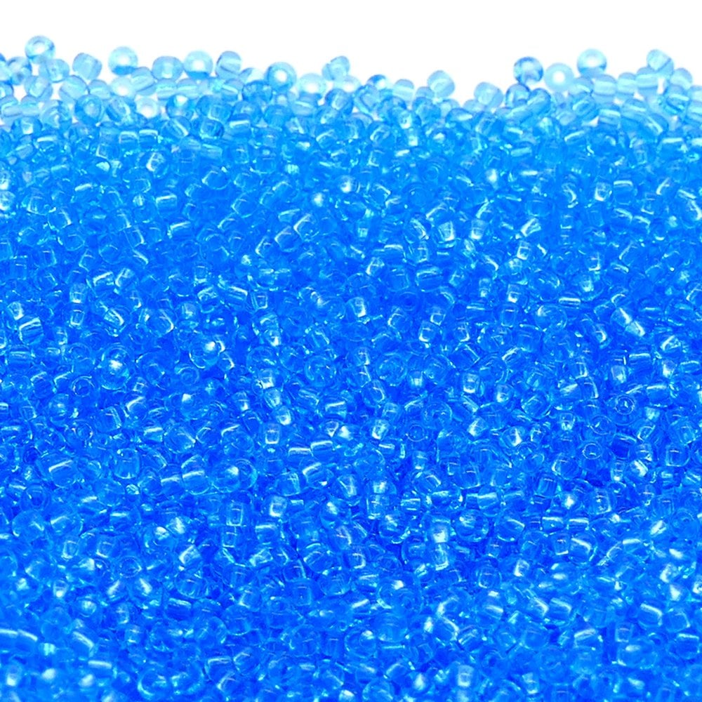Preciosa Seed Beads 10/0, transparent aqua