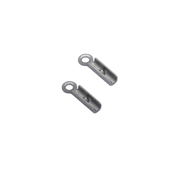 9x2mm Cord End Box Closer, stainless steel