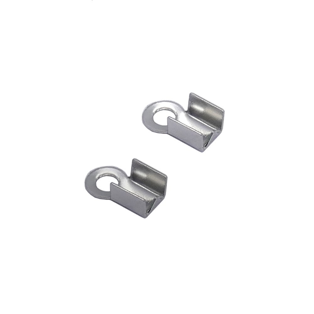 8x4mm Cord End Box Closer, stainless steel