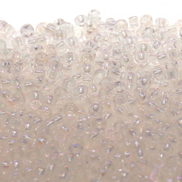 Preciosa Seed Beads 10/0, crystal AB