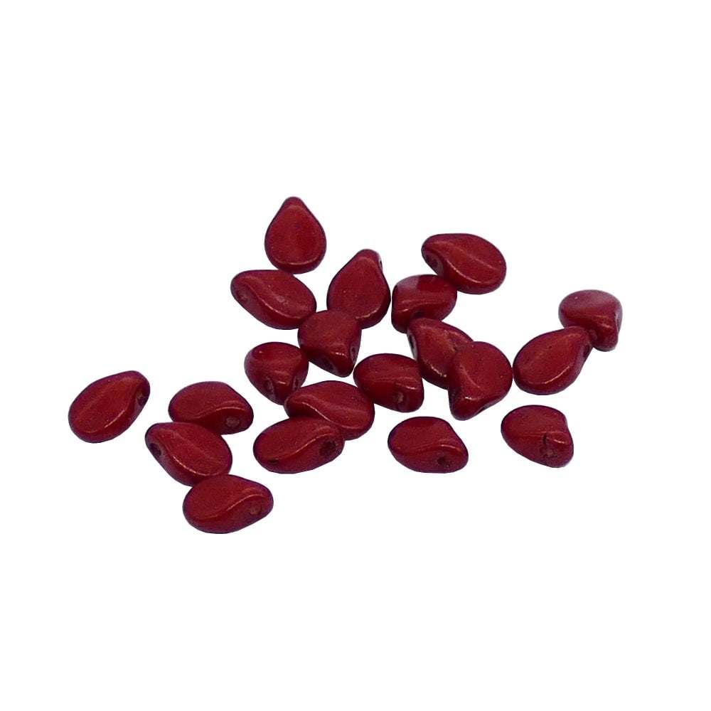 Preciosa Glass Pip Beads 5x7mm, terra intensive brown