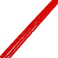 3x4mm Faceted Glass Rondelles, opaque fire brick