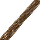 5x6mm Faceted Glass Rondelles - Black Diamond - 87pcs (1 String)