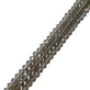 6x8mm Faceted Glass Rondelles, black diamond