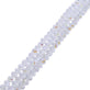 5x6mm Faceted Glass Rondelles, crystal AB