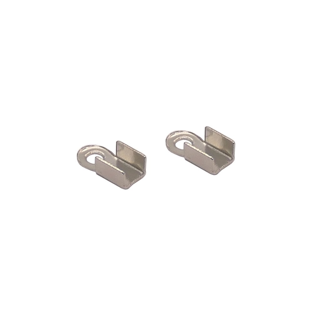 6x3mm Box Closer, silver tone