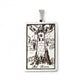 24x37mm Stainless Steel Tarot Pendant - 'Temperance' - 1pc