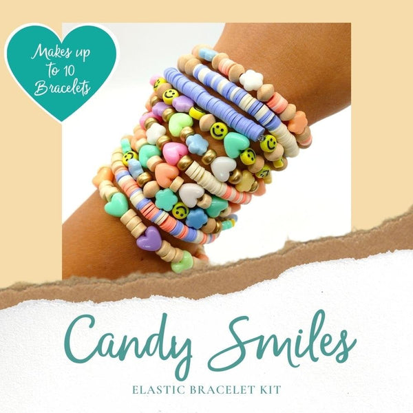 Candy Smiles Stack Bracelet Kit, makes up to 10 bracelets!