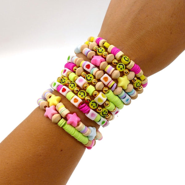 Neon Dream Stack Bracelet Kit, makes up to 10 bracelets!, additional photo