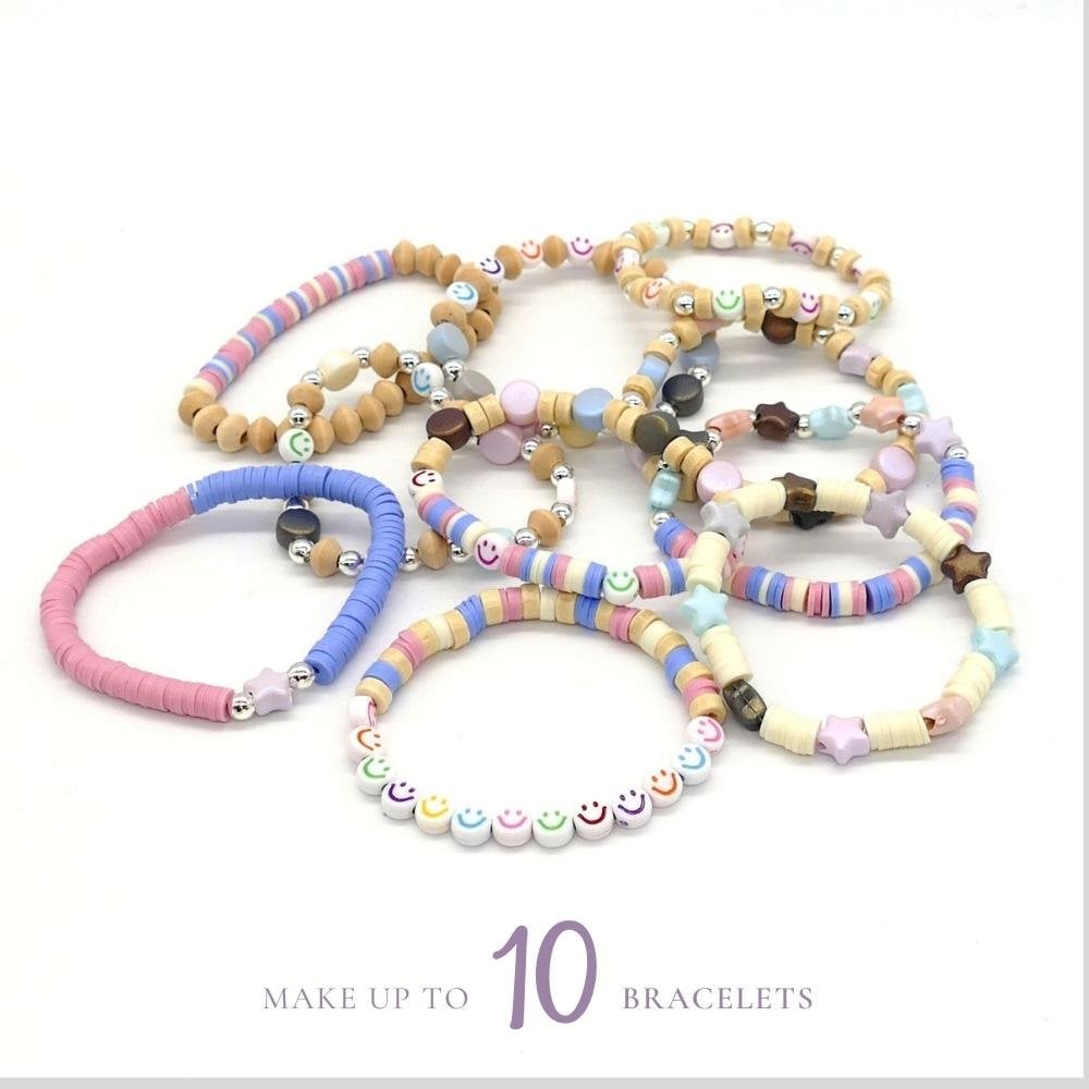 Pastel Party Stack Bracelet Kit, makes up to 10 bracelets!, additional photo