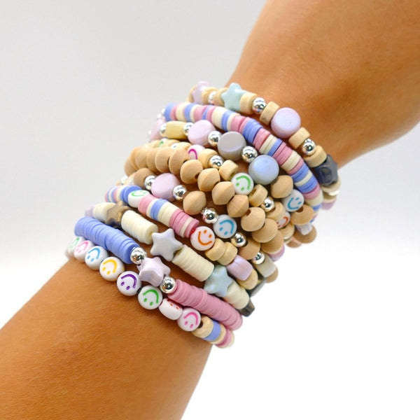 Pastel Party Stack Bracelet Kit, makes up to 10 bracelets!, additional photo