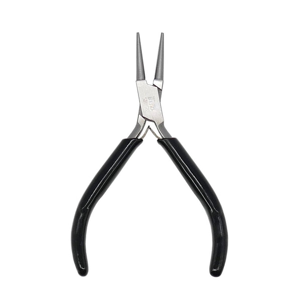 Beadsmith Super-Fine Round Nose Pliers, black handle