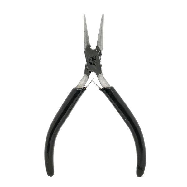 Beadsmith Super-Fine Chain Nose Pliers, black handle