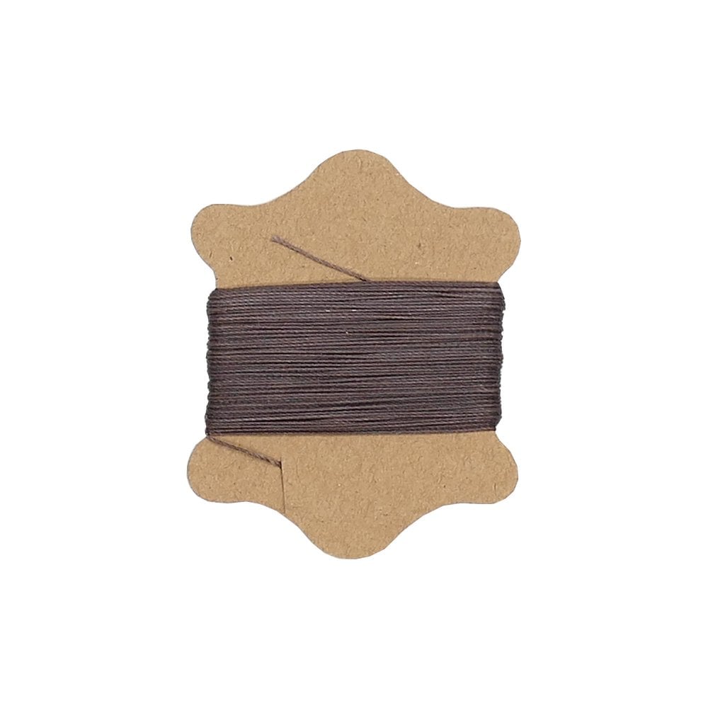 Waxed Nylon Cord 0.45mm, brown