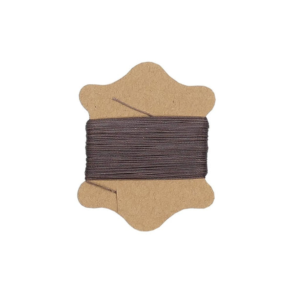 Waxed Nylon Cord 0.45mm, brown