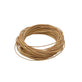 Korean Waxed Polyester Cord 0.5mm, camel