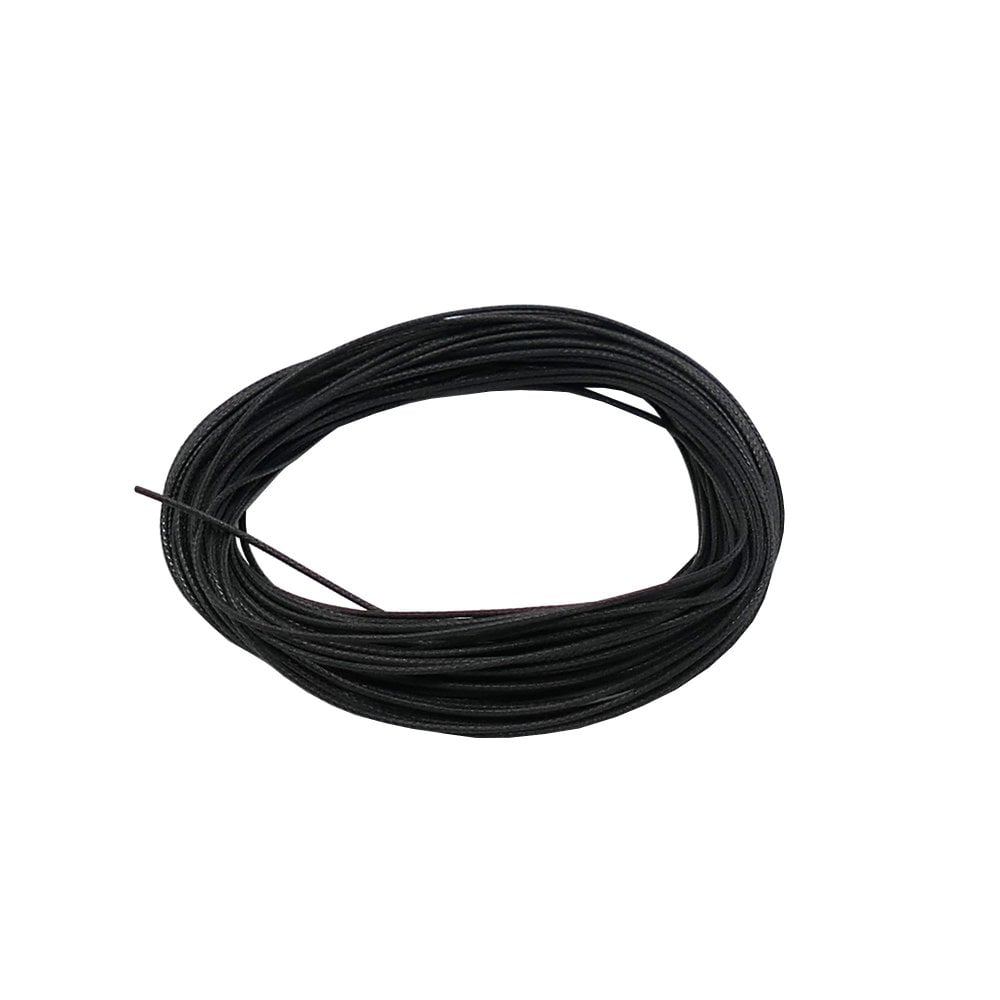 Korean Waxed Polyester Cord 0.5mm, black
