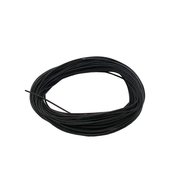 Korean Waxed Polyester Cord 0.5mm, black