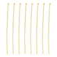 50mm Ball Headpins Findings, golden-plated
