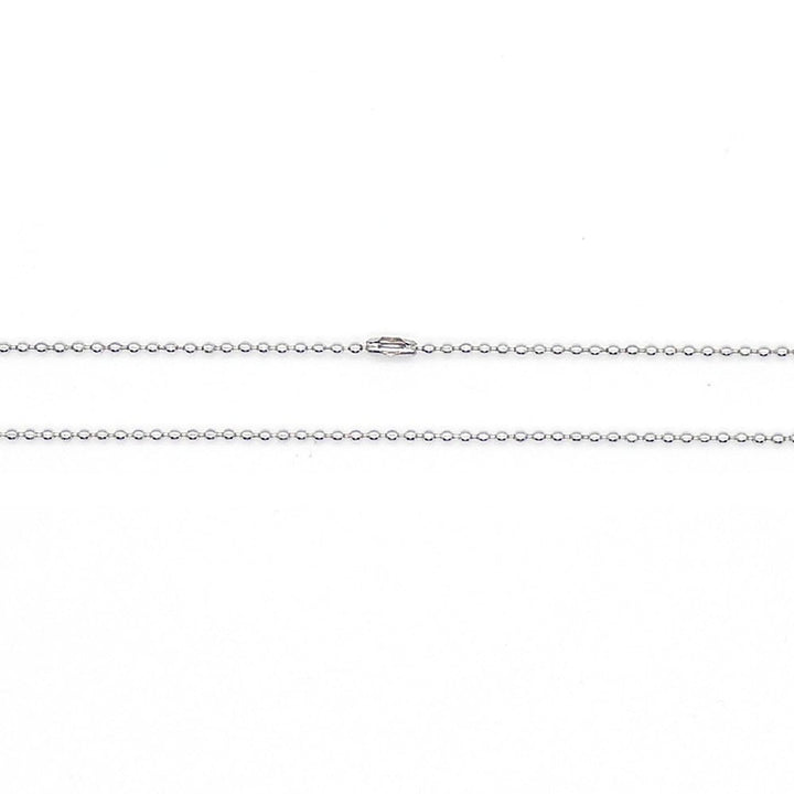 Stainless Steel Ball Chain Necklace 1.4mm, silver tone, 24 inches